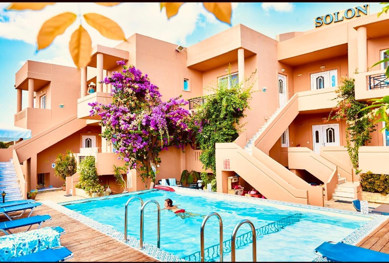Solon Apartments Maleme Exterior foto